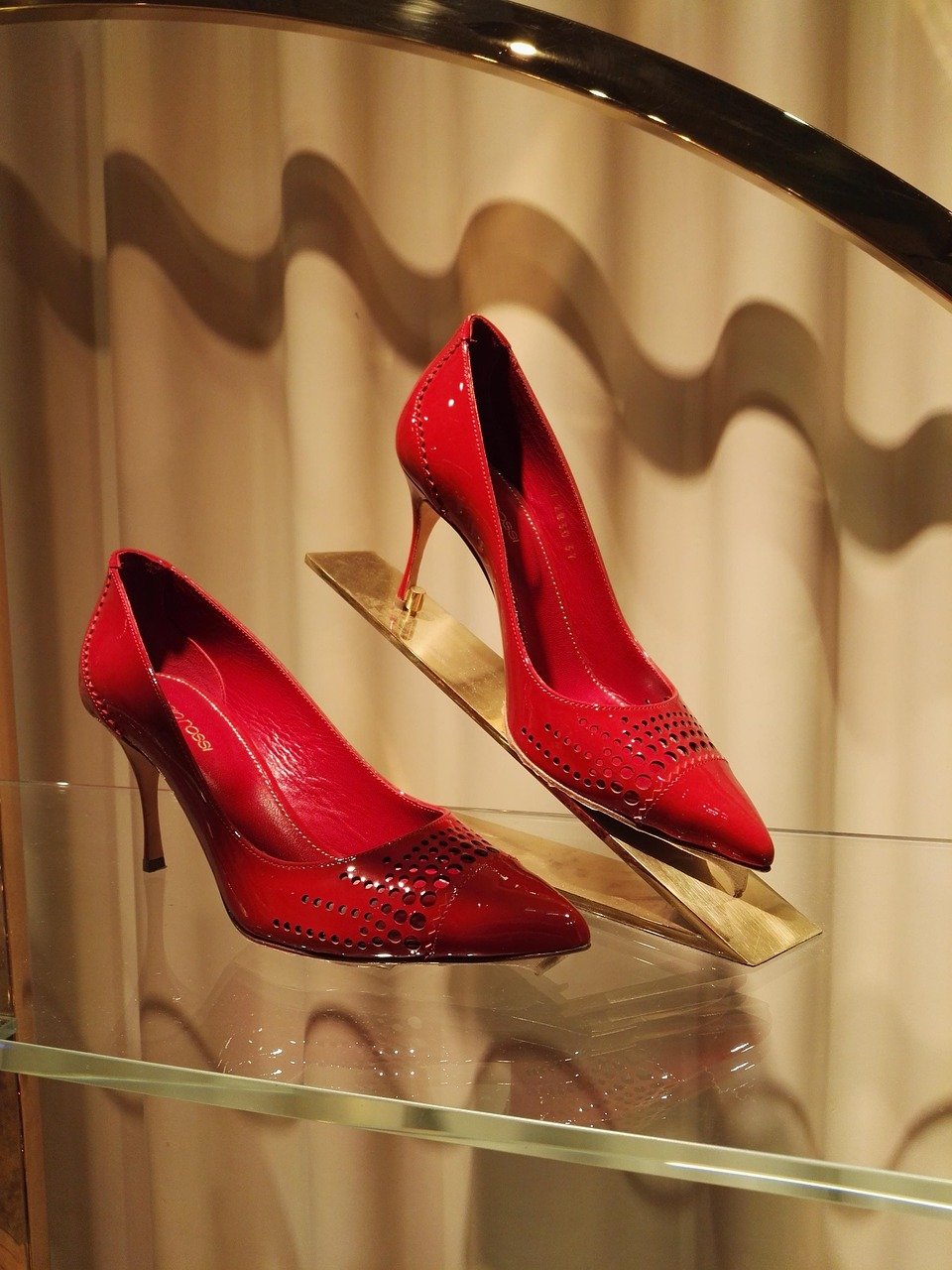 beijing, parkview green, red high heels